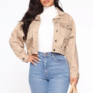 ❌SOLD❌NEW Fashion Nova Khaki Jacket